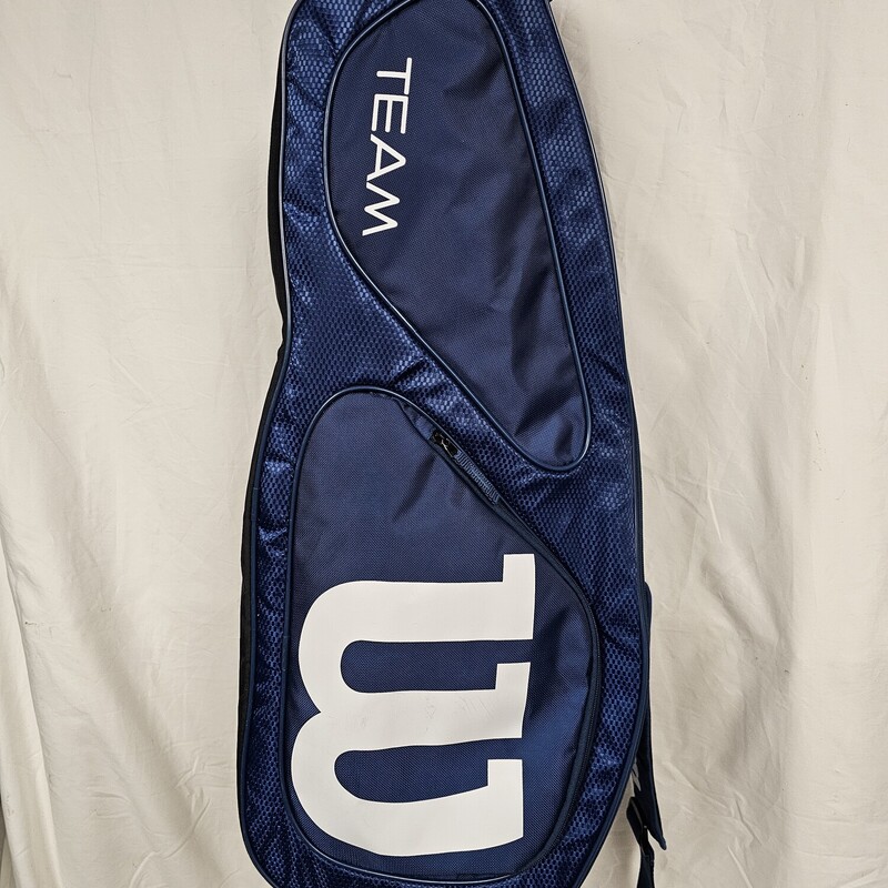 Wilson Team Tennis Racket Bag<br />
Blue<br />
Pre-owned