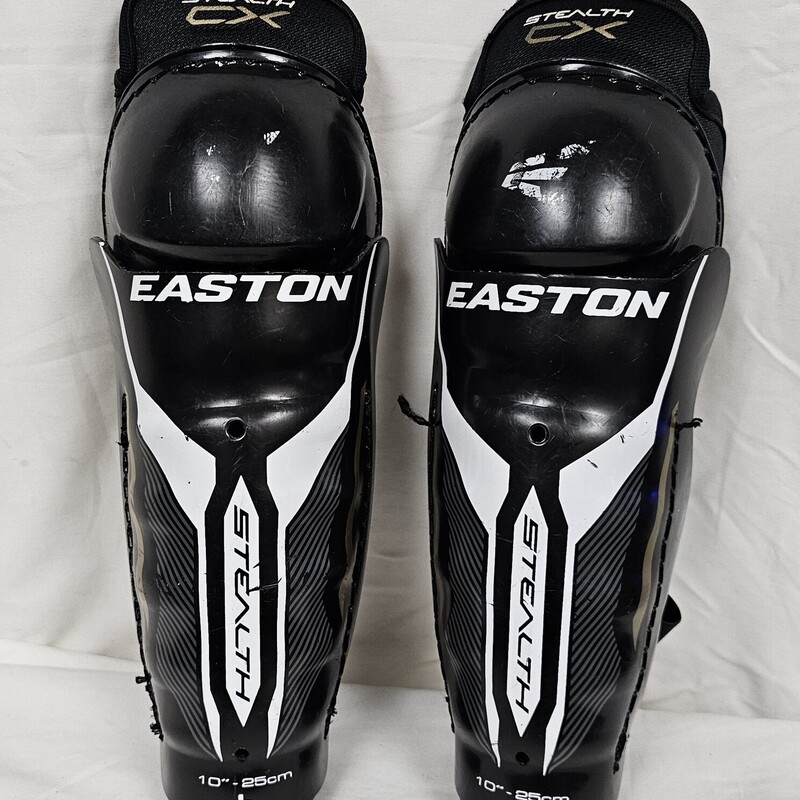 Easton Stealth CX Hockey Shin Guards
Size: 10in.
Pre-owned