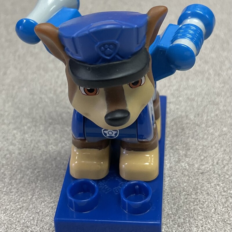 Paw Patrol Mega Bloks Chase, Blue, Size: Pre-owned