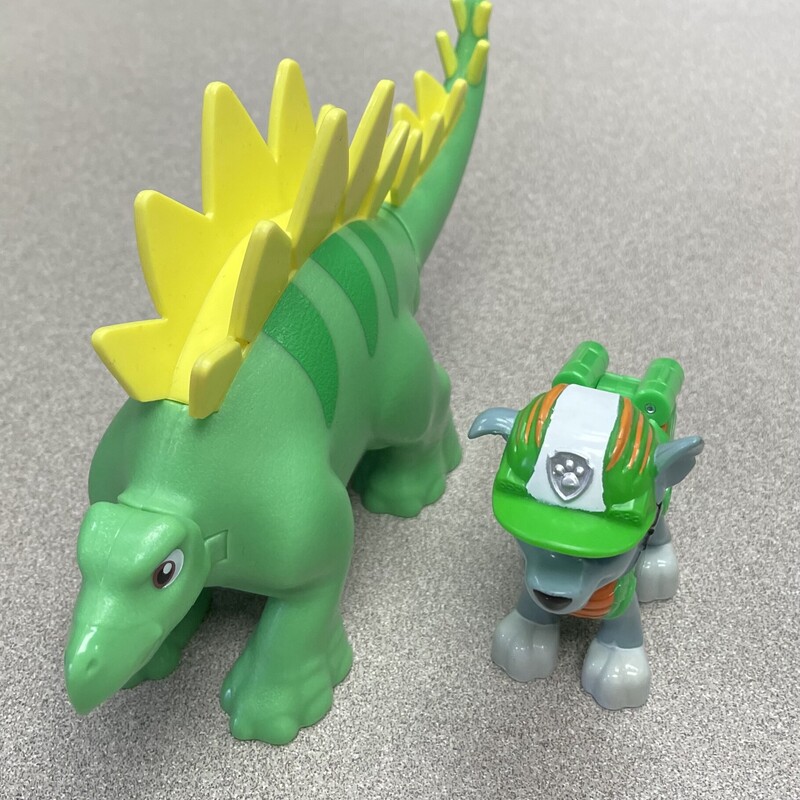 Paw Patrol Dino Rescue Rocky, Green, Size: 2pc