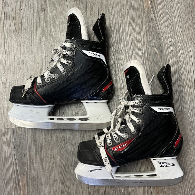 CCM Rbz Hockey Skates, Black, Size: 13Y