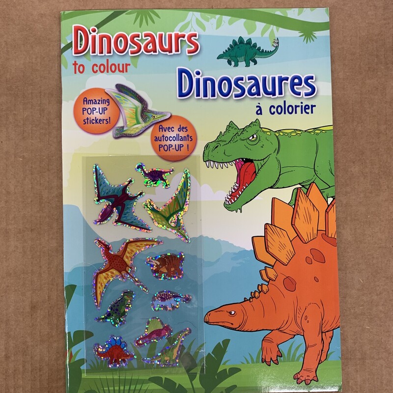 Dinosaurs To Colour