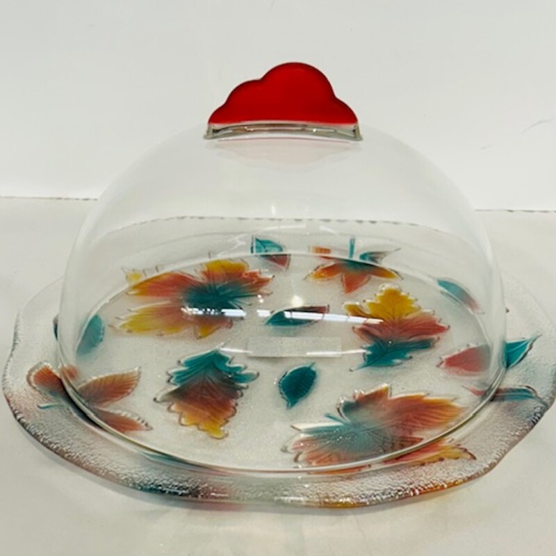 Mikasa Maple Dome Plate
Clear Red Green Yellow
Size: 10 x 7H