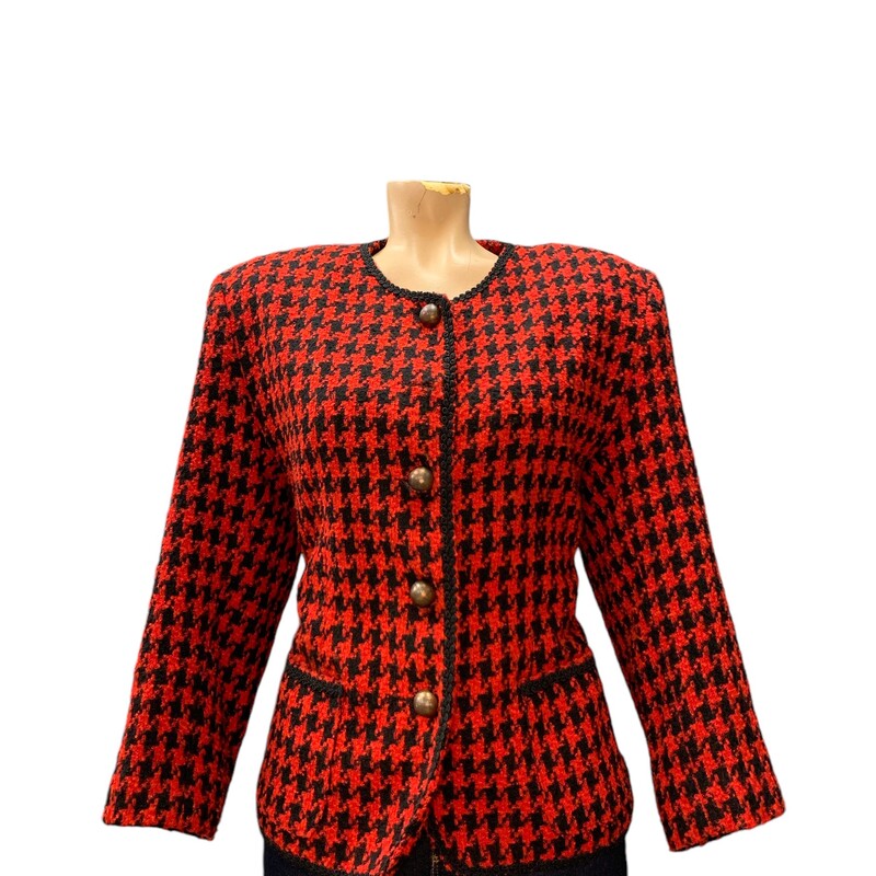 Principles Jacket, Red.blk, Size: L