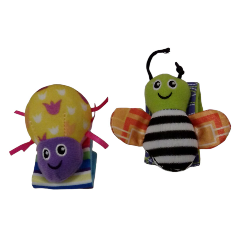 2pc Baby Wrist Rattles