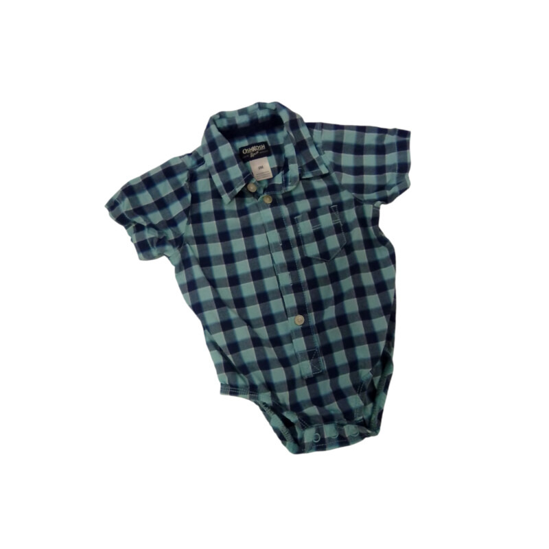 Onesie (Blue/Plaid)