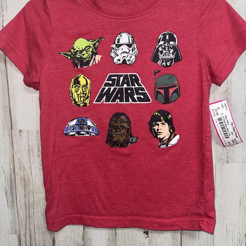 3T Red Star Wars Tee