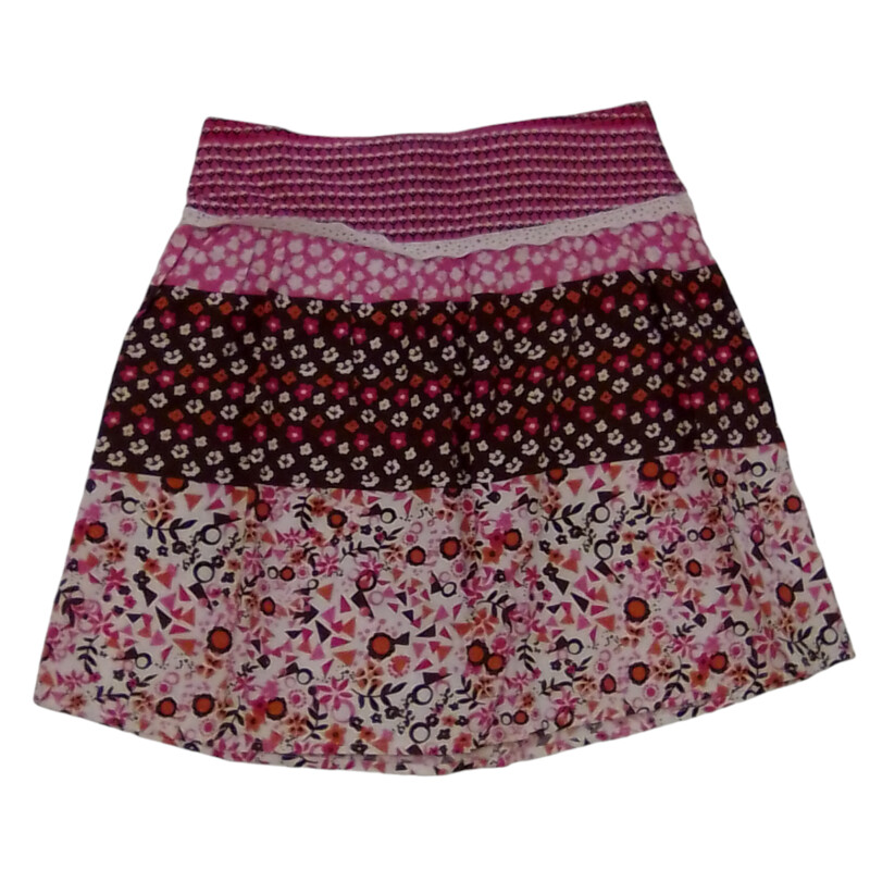 Skirt (Pink/Brown/Flowers