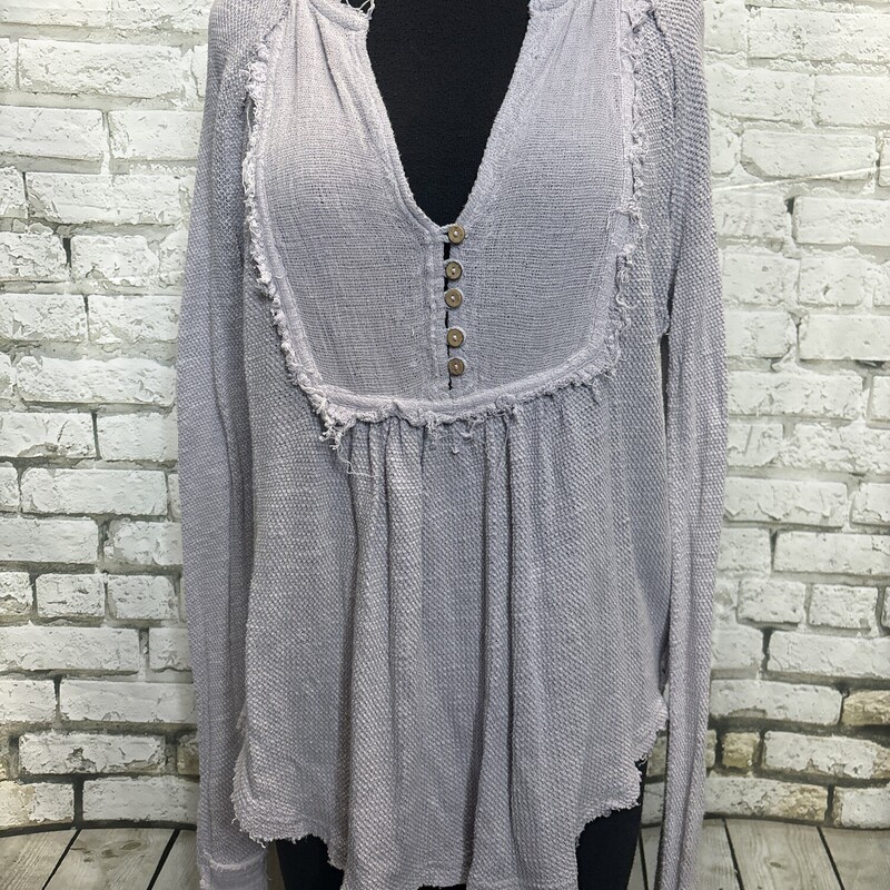 Free People, Lt Grey, Size: Small