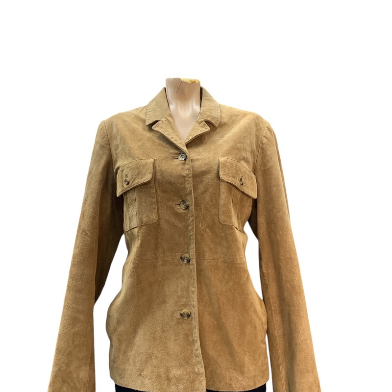 Style & Co Suede, Brown, Size: L