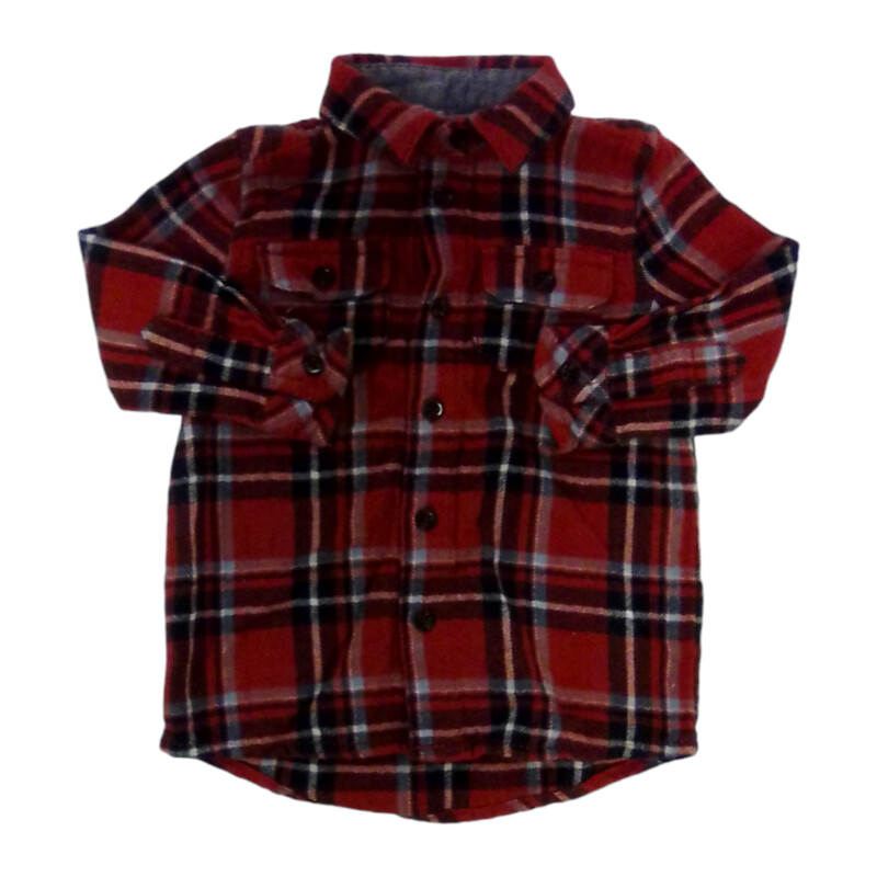 Long Sleeve Shirt : Red F