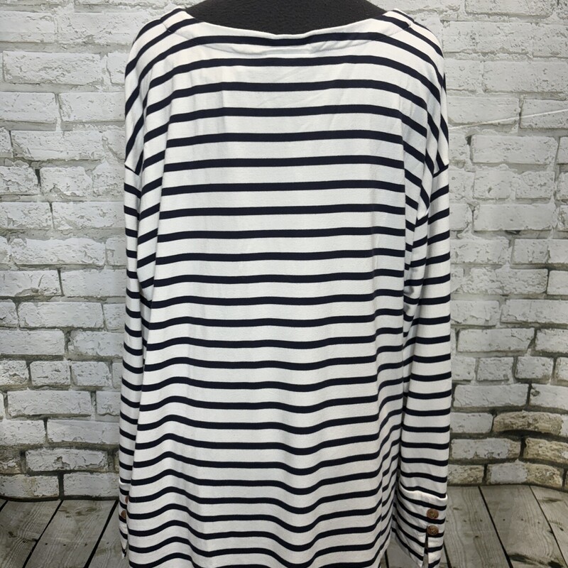 J Jill, Stripe, Size: X-large