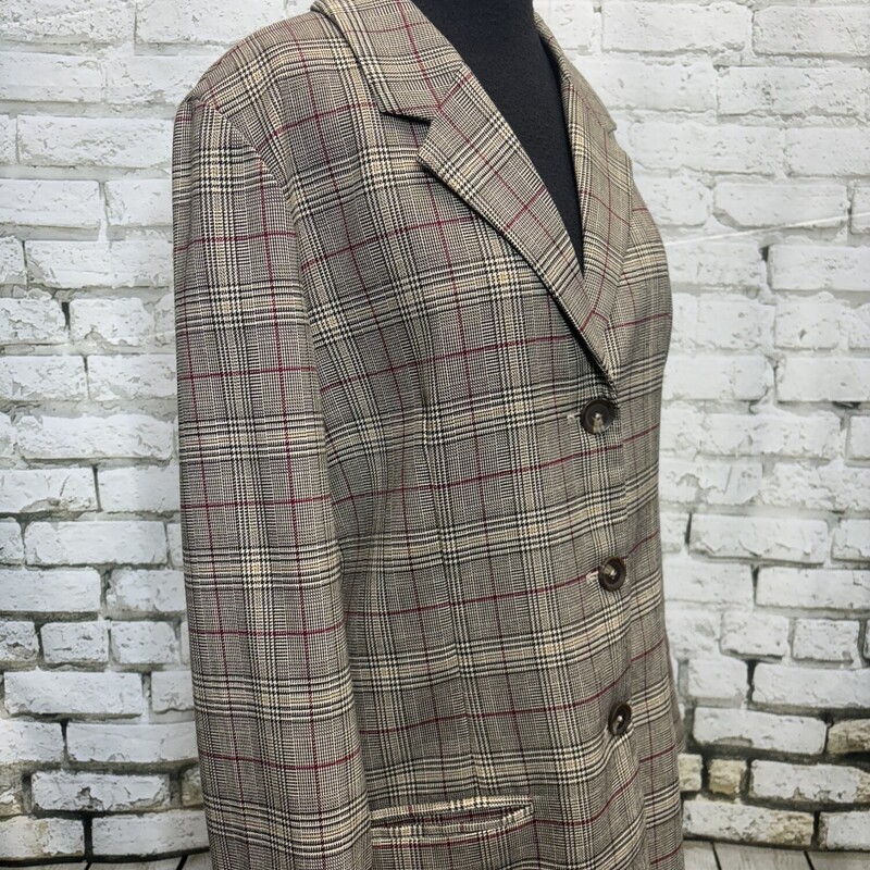 B B Dakota, Plaid, Size: Medium