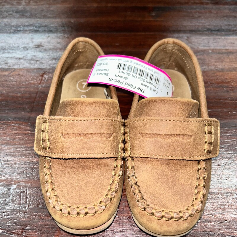 7 Brown Slip On Shoes