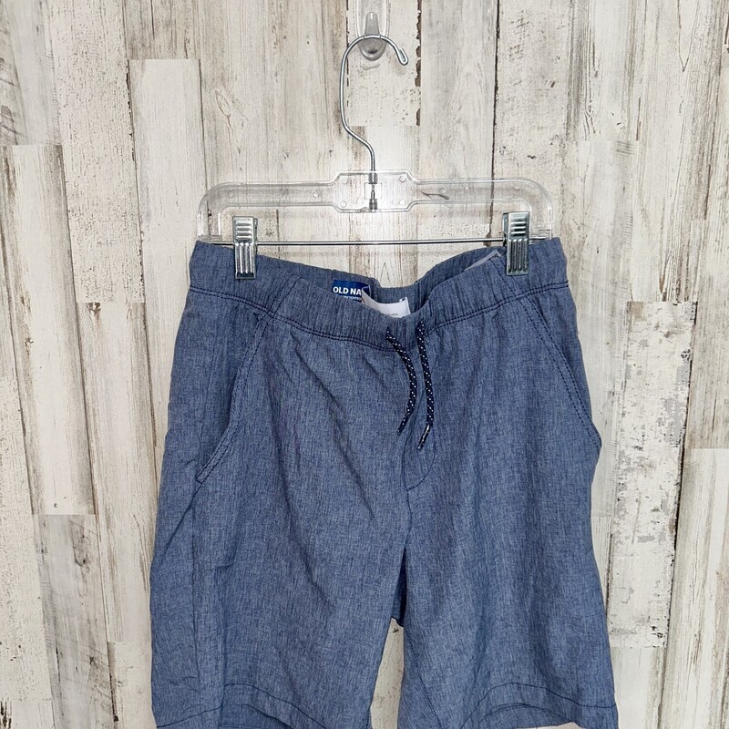 14/16 Blue Heathered Shor, Blue, Size: Boy 10 Up