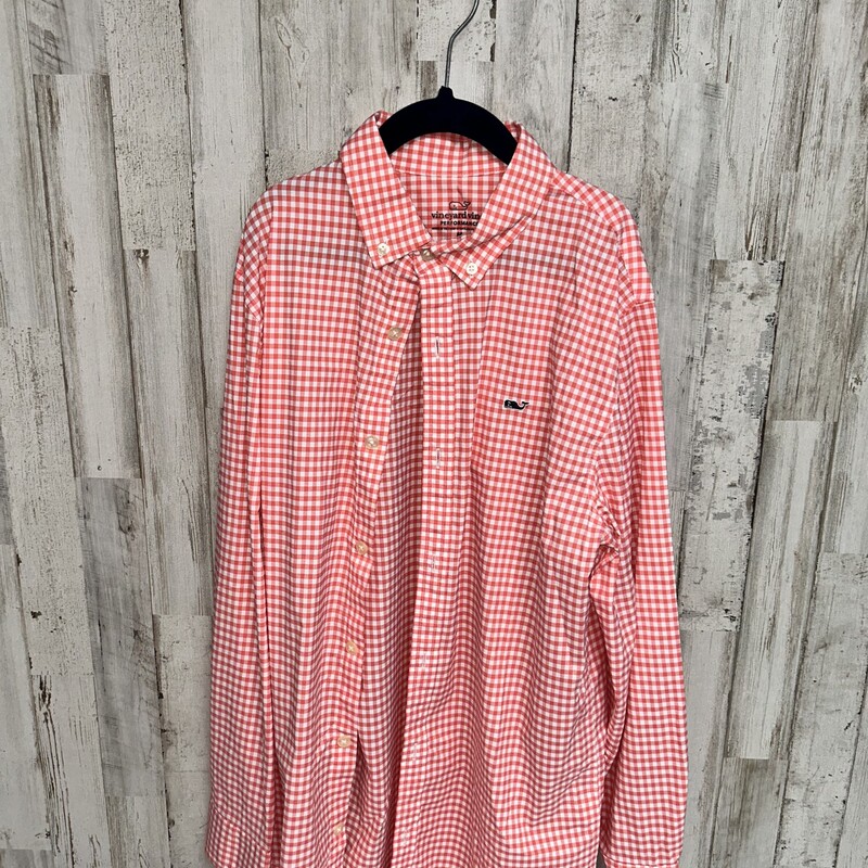 12/14 Red Plaid Button Up