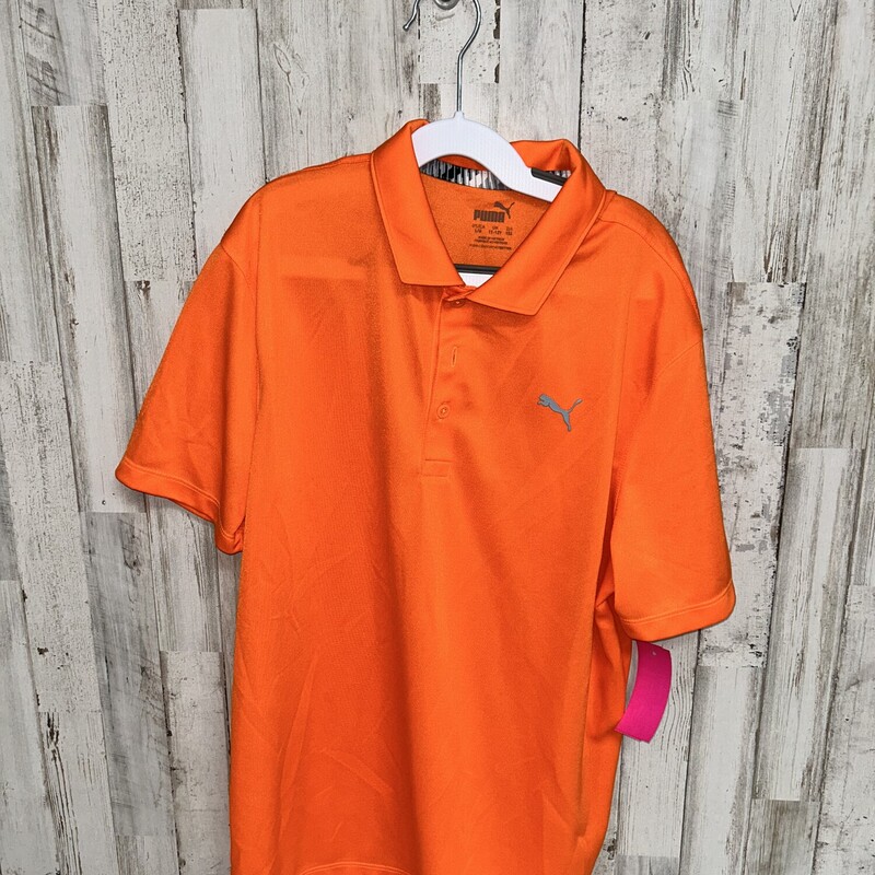 10/12 Neon Orange Polo, Orange, Size: Boy 10 Up