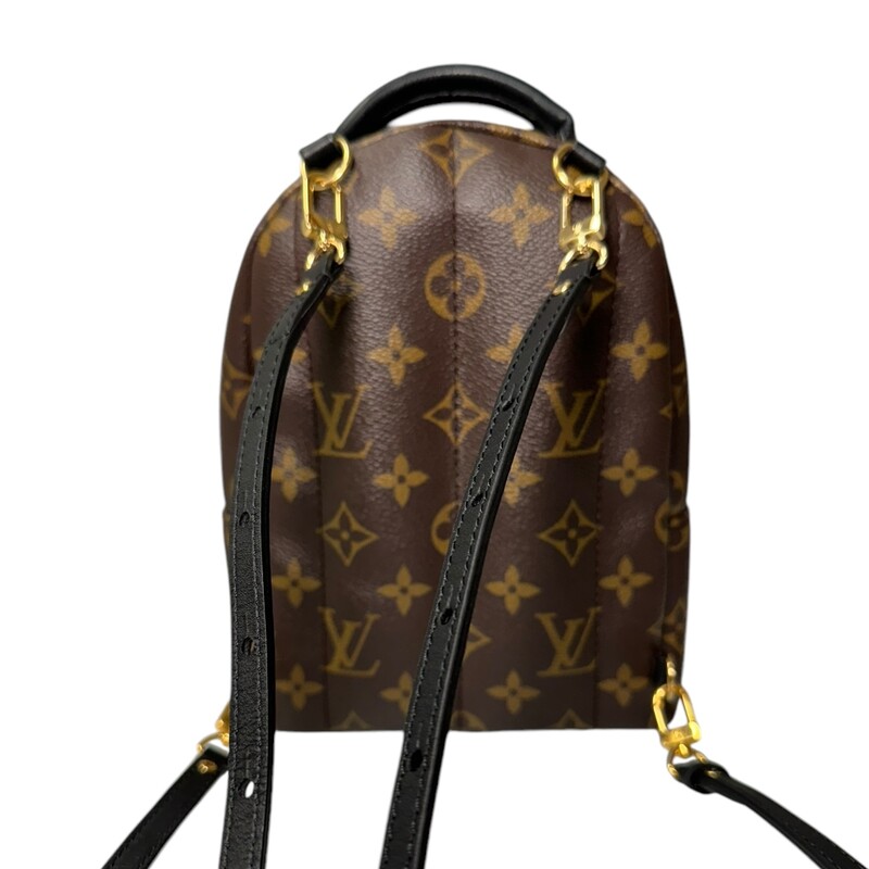 Louis Vuitton Palm Spring BB Backpack

Dimensions:
Base length: 6 in
Height: 8.5 in
Width: 3.5 in
Drop: 1.25 in
Drop: 19.5 in

Date Code:

Comes with dust bag and box