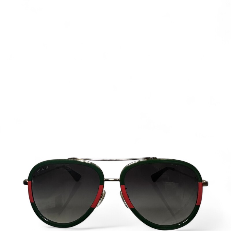 Gucci Aviator Metal, Green, Size: GG0062S

Light scratching on lens.

No box or case.