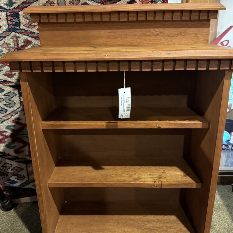 3 Shelf Hardwood Bookcase