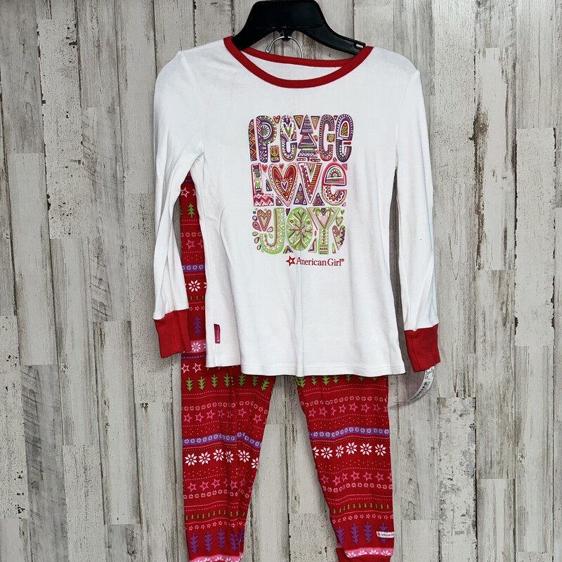 7 2pc Peace Love Joy Pjs