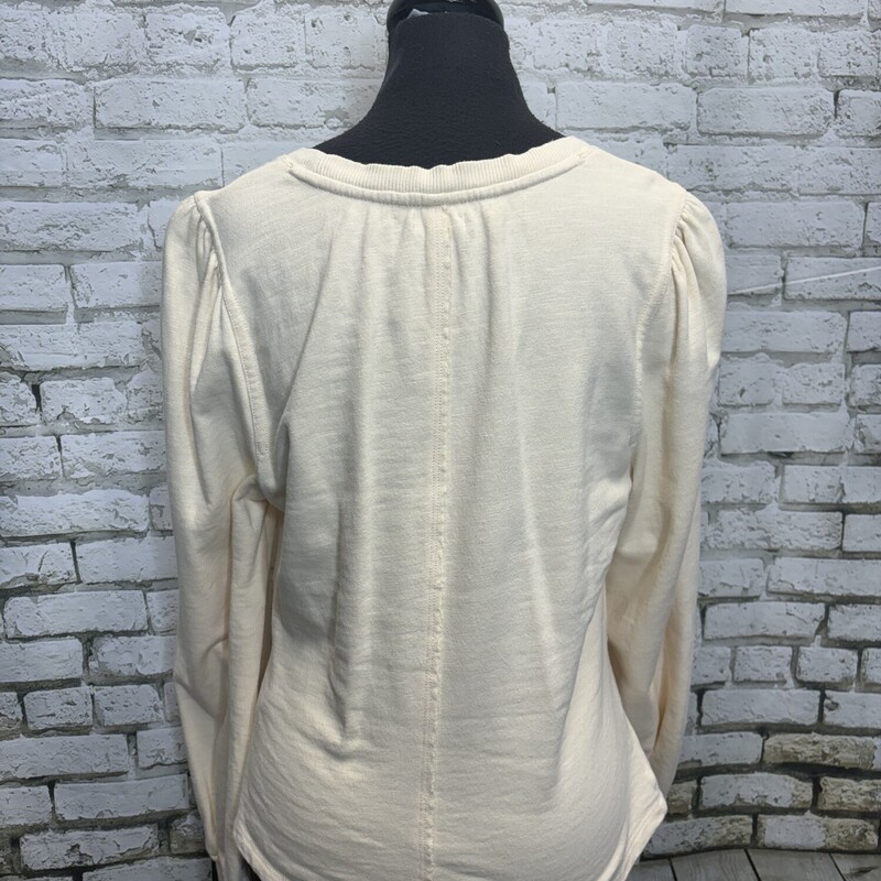 Pilcro Twistfront, Cream, Size: Medium