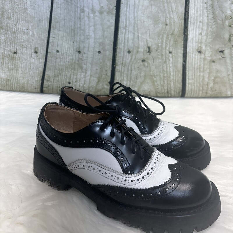 Steve Madden, Blk/whit, Size: 6