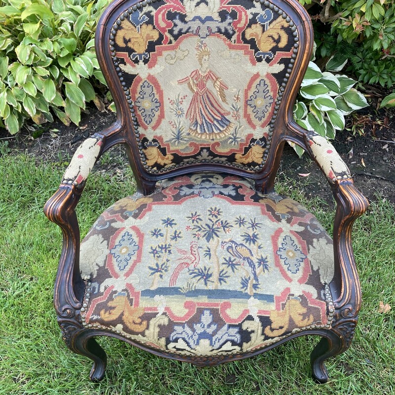 Louis XV NeedlepointChair,  - 2 available