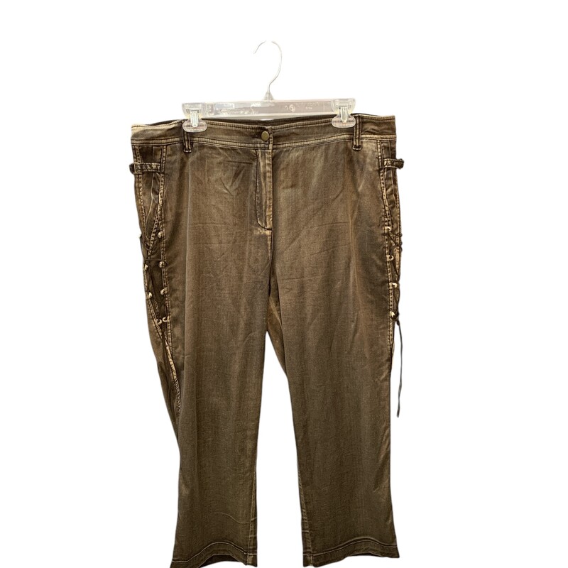 Simon Chang Pants/Jckt, Metallic, Size: XL