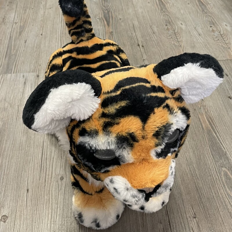 Fur Real Tiger, Orange, Size: Large