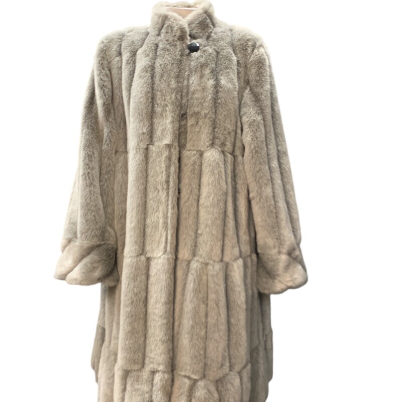 Regal Faux Fur, Grey, Size: XL