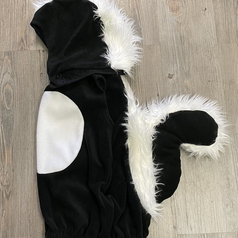 Pottery Barn Skunk Costum, Black/wh, Size: 12-24M