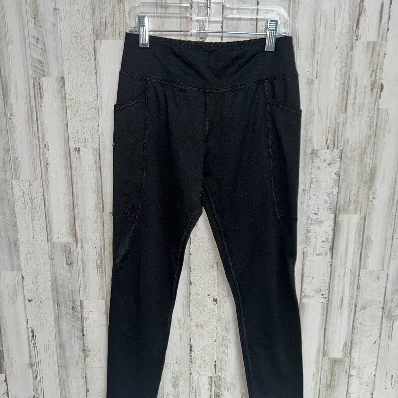 10/12 Black Pocket Leggin, Black, Size: Girl 10 Up