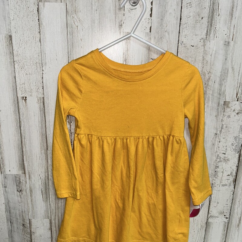 2T Yellow Cotton Dress