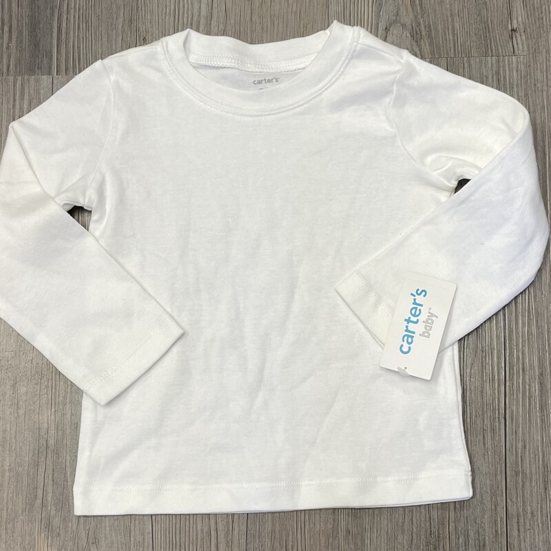 Carters LS Tee, White, Size: 24M
NEW