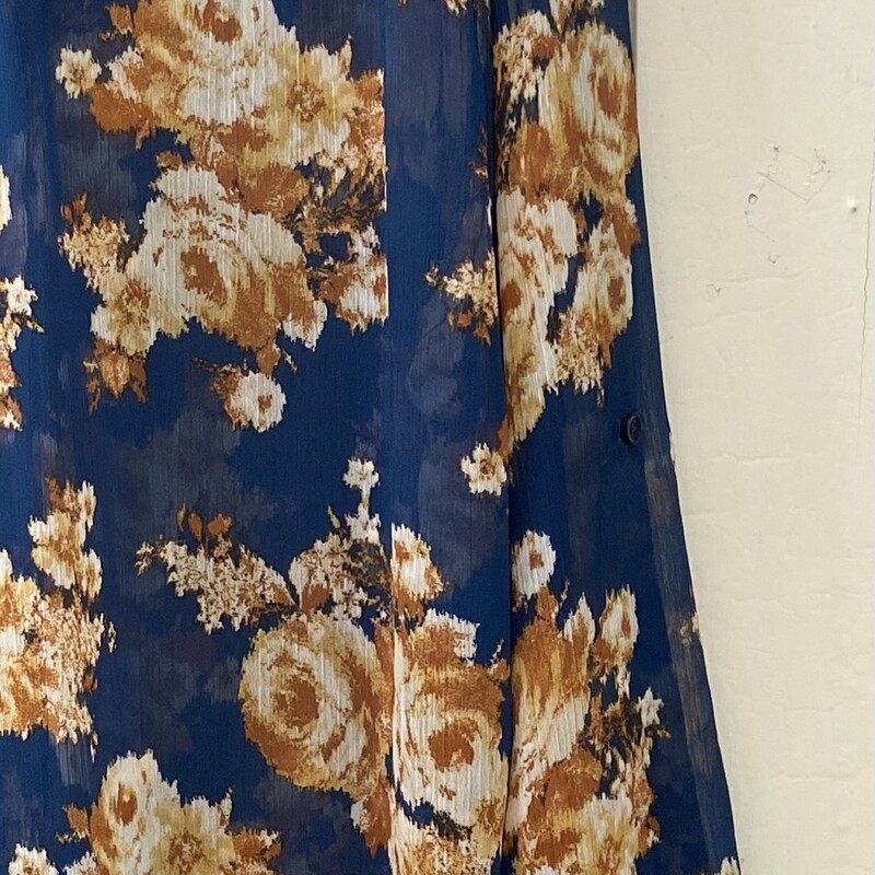 Blu/squash Floral Blouse
Blue/Squash
Size: 1X