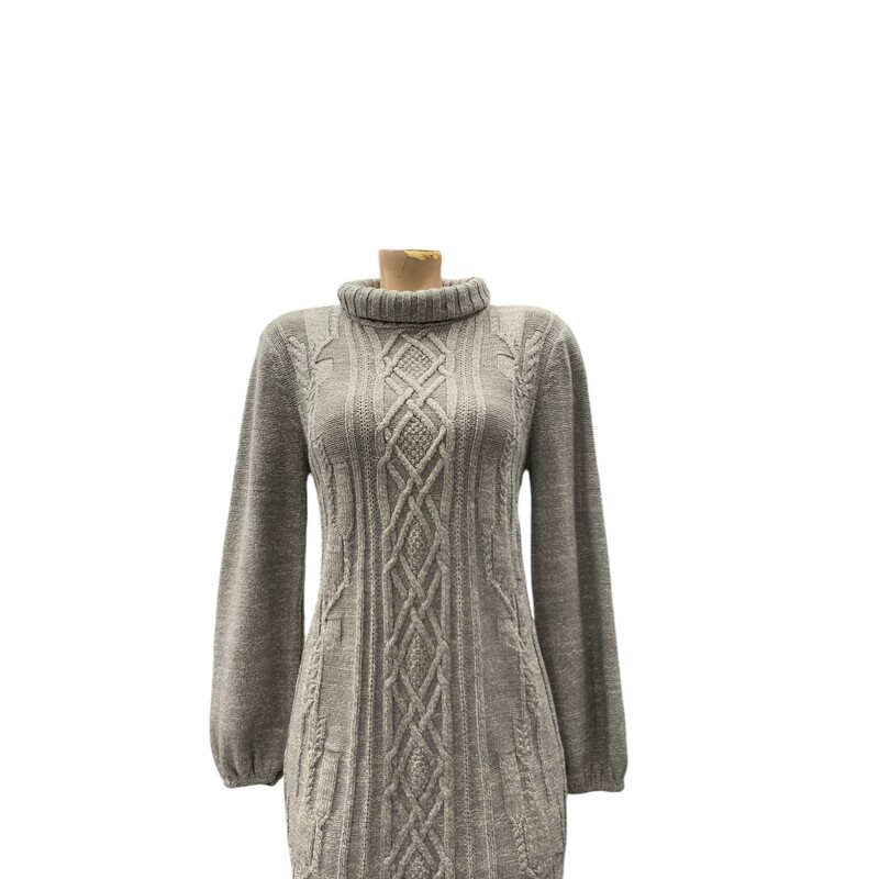 Style & Co Knit Tunic, Grey, Size: M