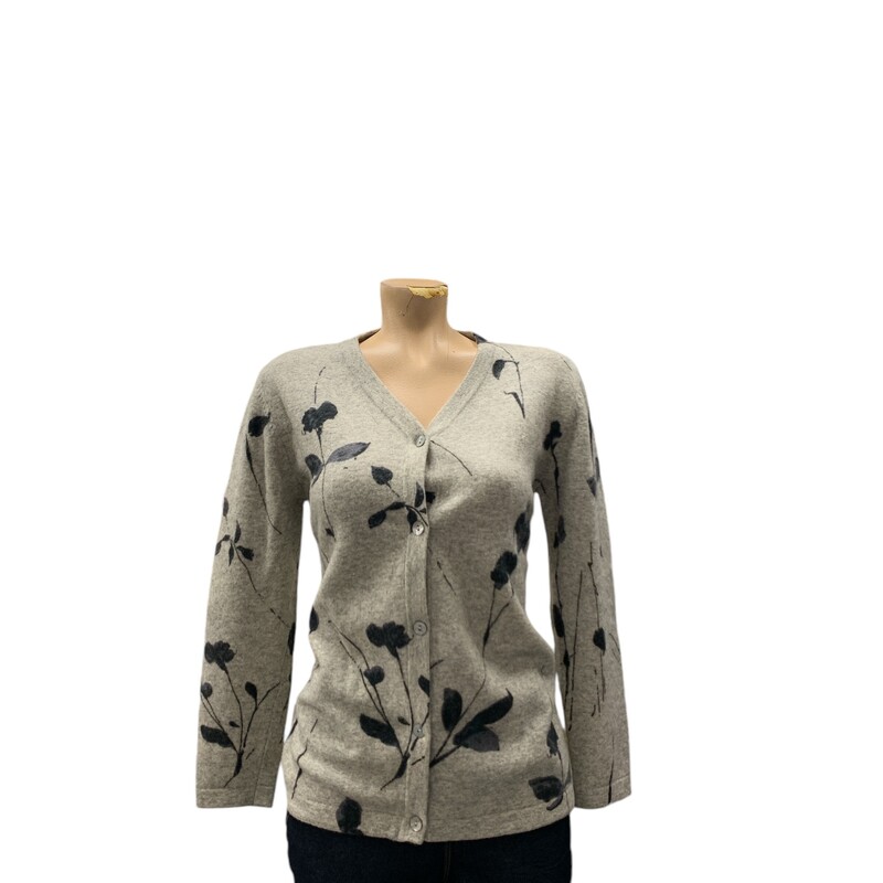 Laura Martin Lambswool, Grey/blk, Size: M