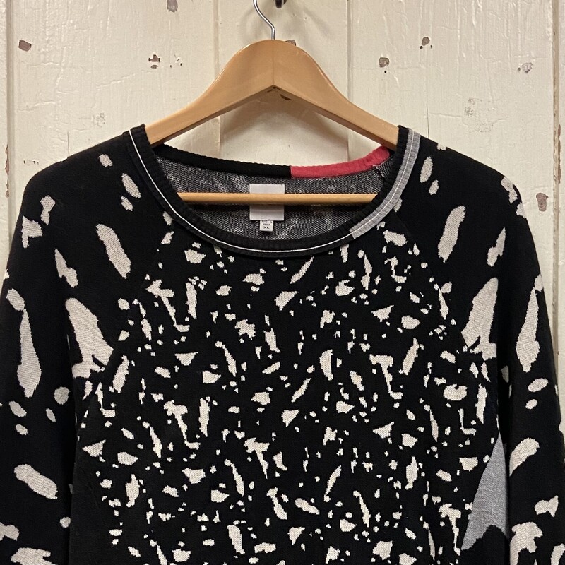 Bk/tn/gy Pat Sweater<br />
Blk/t/gy<br />
Size: XL