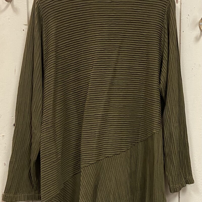 Olive Ribbed Bttn Jacket<br />
Olive<br />
Size: XL