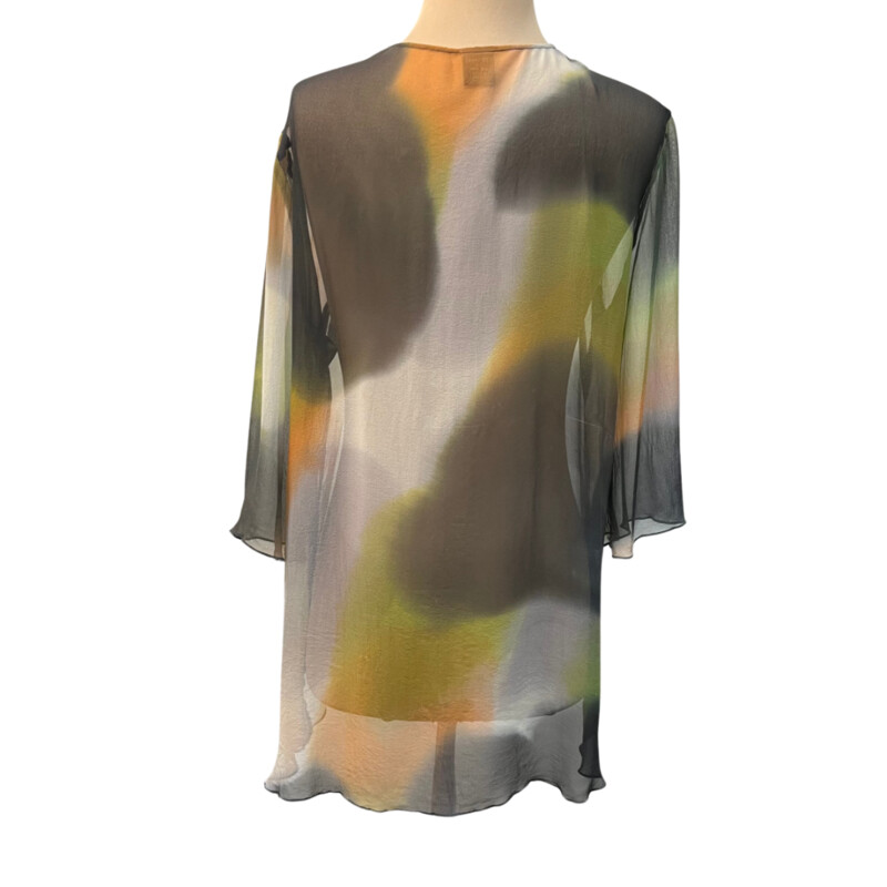 Cocoon House Open Duster
100% Silk
Watercolor
Olive, Black, Ivory, Dijon, and Peach
Size: S-M