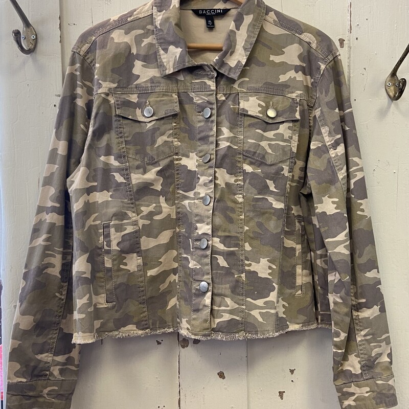 Tan/grn Camo Jacket