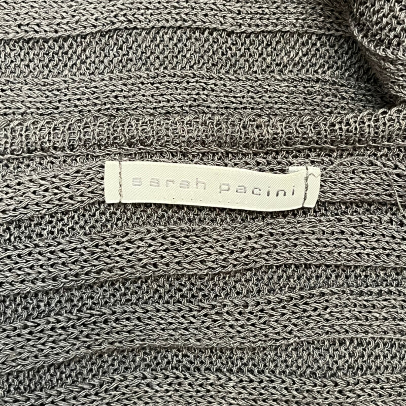 Sarah Pacini Loose Knit Sweater
Linen Blend
Color: Gray
Size: Large