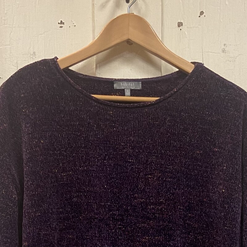 Prple Speckle Sweater<br />
Purple<br />
Size: XL R $98