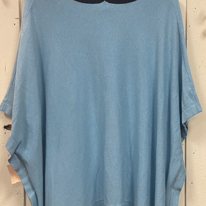 Blu/nvy Cowl Poncho
Blu/nvy,
Size: L/XL