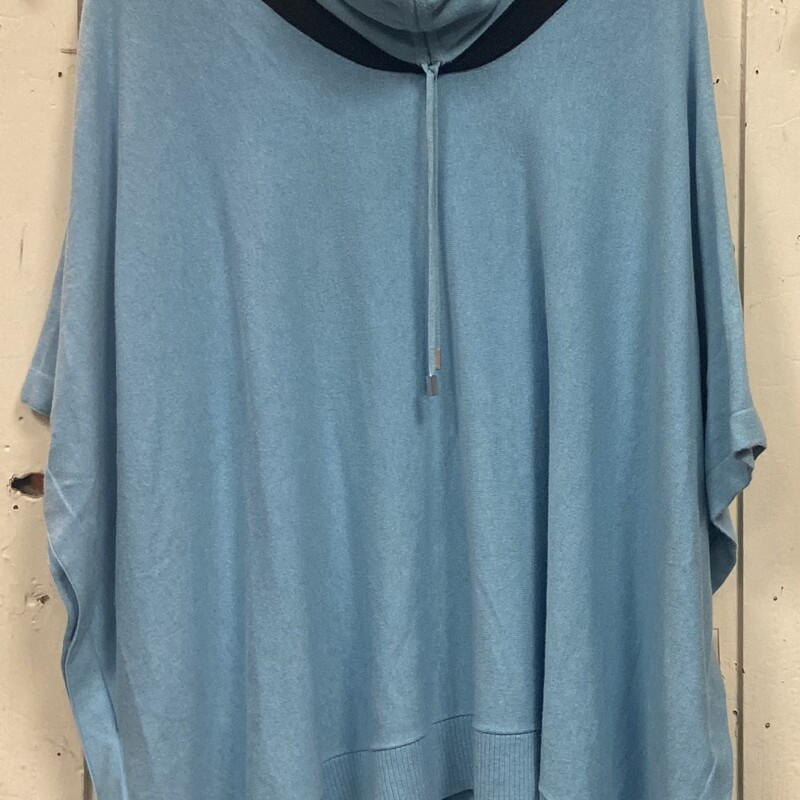 Blu/nvy Cowl Poncho
Blu/nvy,
Size: L/XL