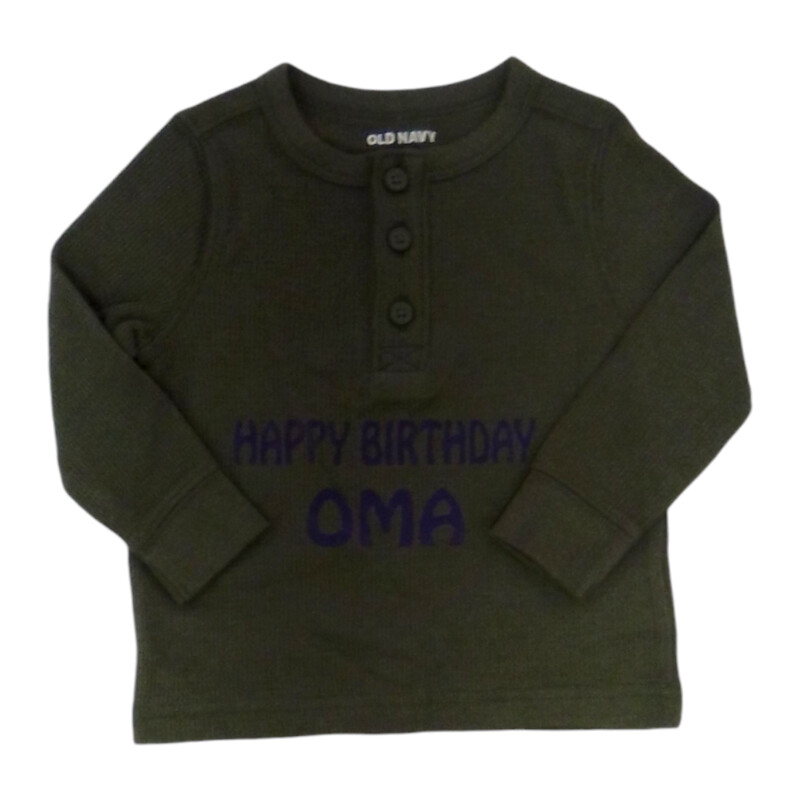 Long Sleeve Shirt: Happy Birthday Oma, Boy, Size: 12/18m


Located at Pipsqueak Resale Boutique inside the Vancouver Mall, Suite 230, (upstairs between Round 1 and Golds Gym) or online at:

#resalerocks #pipsqueakresale #vancouverwa #portland #reusereducerecycle #fashiononabudget #chooseused #consignment #savemoney #shoplocal #weship #keepusopen #shoplocalonline #resale #resaleboutique #mommyandme #minime #fashion #reseller

All items are photographed prior to being steamed. Cross posted, items are located at #PipsqueakResaleBoutique, payments accepted: cash, paypal & credit cards. Any flaws will be described in the comments. More pictures available with link above. Local pick up available at the #VancouverMall, tax will be added (not included in price), shipping available (not included in price, *Clothing, shoes, books & DVDs for $6.99; please contact regarding shipment of toys or other larger items), item can be placed on hold with communication, message with any questions. Join Pipsqueak Resale - Online to see all the new items! Follow us on IG @pipsqueakresale & Thanks for looking! Due to the nature of consignment, any known flaws will be described; ALL SHIPPED SALES ARE FINAL. All items are currently located inside Pipsqueak Resale Boutique as a store front items purchased on location before items are prepared for shipment will be refunded.