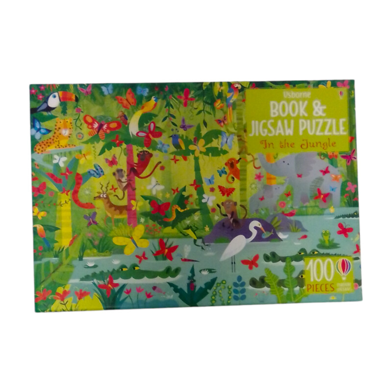 2pc Book/Puzzle (Jungle)