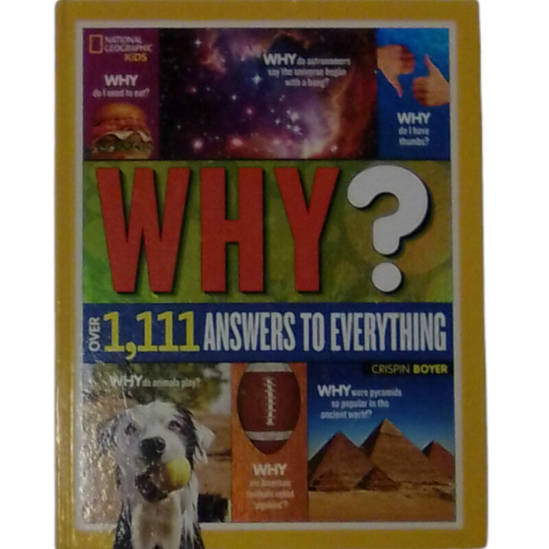 Why? Over 1111 Answers To Everything, Book

Located at Pipsqueak Resale Boutique inside the Vancouver Mall, Suite 230, (upstairs between Round 1 and Golds Gym) or online at:

#resalerocks #pipsqueakresale #vancouverwa #portland #reusereducerecycle #fashiononabudget #chooseused #consignment #savemoney #shoplocal #weship #keepusopen #shoplocalonline #resale #resaleboutique #mommyandme #minime #fashion #reseller

All items are photographed prior to being steamed. Cross posted, items are located at #PipsqueakResaleBoutique, payments accepted: cash, paypal & credit cards. Any flaws will be described in the comments. More pictures available with link above. Local pick up available at the #VancouverMall, tax will be added (not included in price), shipping available (not included in price, *Clothing, shoes, books & DVDs for $6.99; please contact regarding shipment of toys or other larger items), item can be placed on hold with communication, message with any questions. Join Pipsqueak Resale - Online to see all the new items! Follow us on IG @pipsqueakresale & Thanks for looking! Due to the nature of consignment, any known flaws will be described; ALL SHIPPED SALES ARE FINAL. All items are currently located inside Pipsqueak Resale Boutique as a store front items purchased on location before items are prepared for shipment will be refunded.