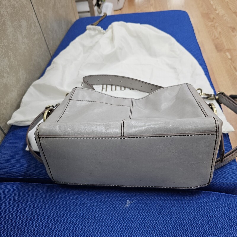 HOBO PURSE, GRAY, Size: SMALL